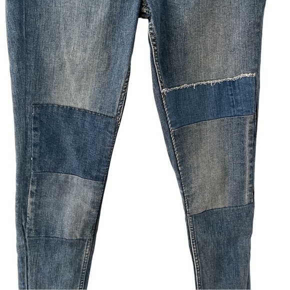 Levi’s 721 high rise vintage skinny patchwork jeans 27 - Picture 4 of 10